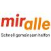 Logo 'miralle - Schnell gemeinsam helfen'