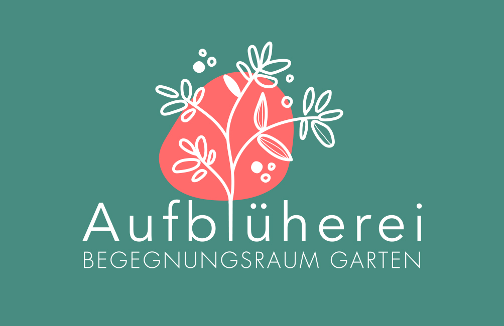 "Logo 'Aufblüherei - Begegnungsraum Garten'"
