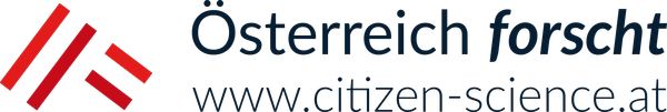 "Logo 'Österreich forscht – Die Citizen Science-Plattform'"